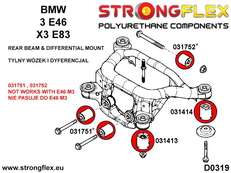 Bak Subframe Front Foring SPORT