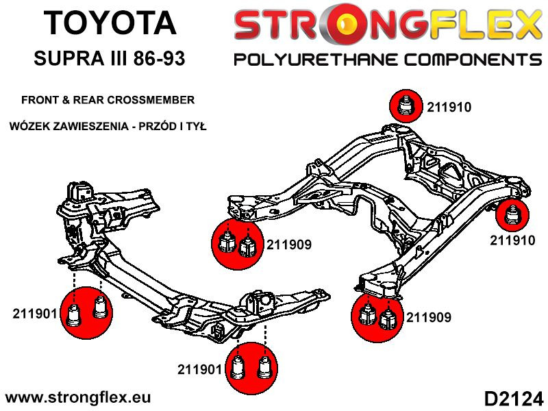 Toyota Supra MK3 Bak Subframe - Front Foring