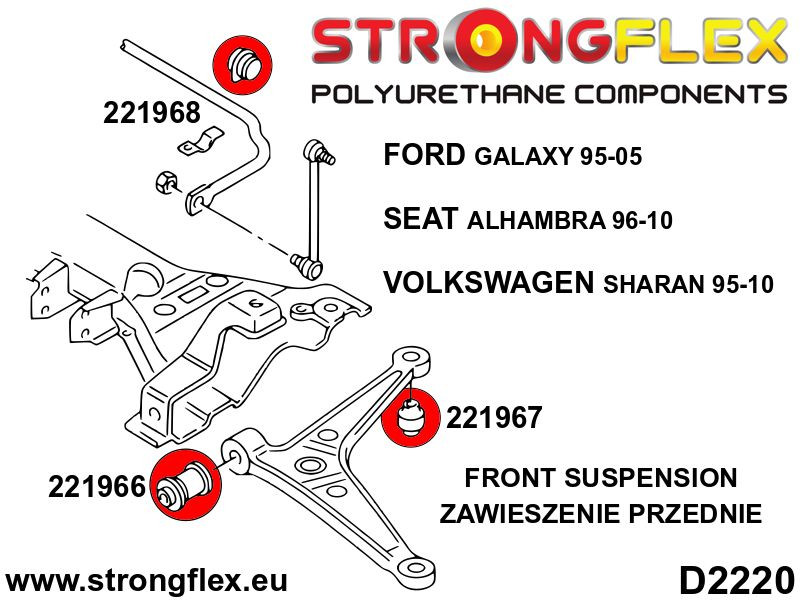 Front NedreLenkearm - Front Foring SPORT