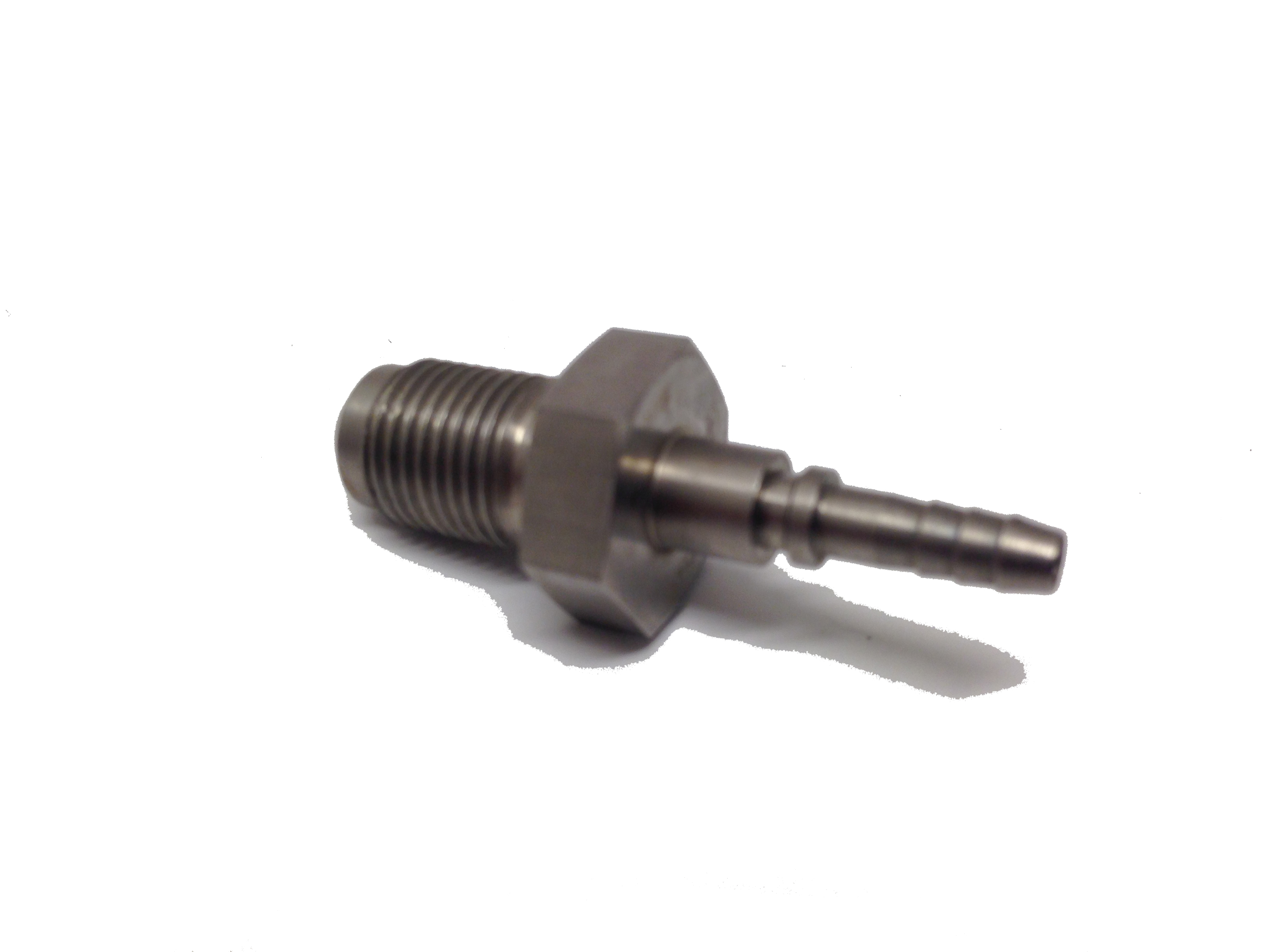 Bremsefitting hann M12x1 Rustfritt stål (ingen svivel)