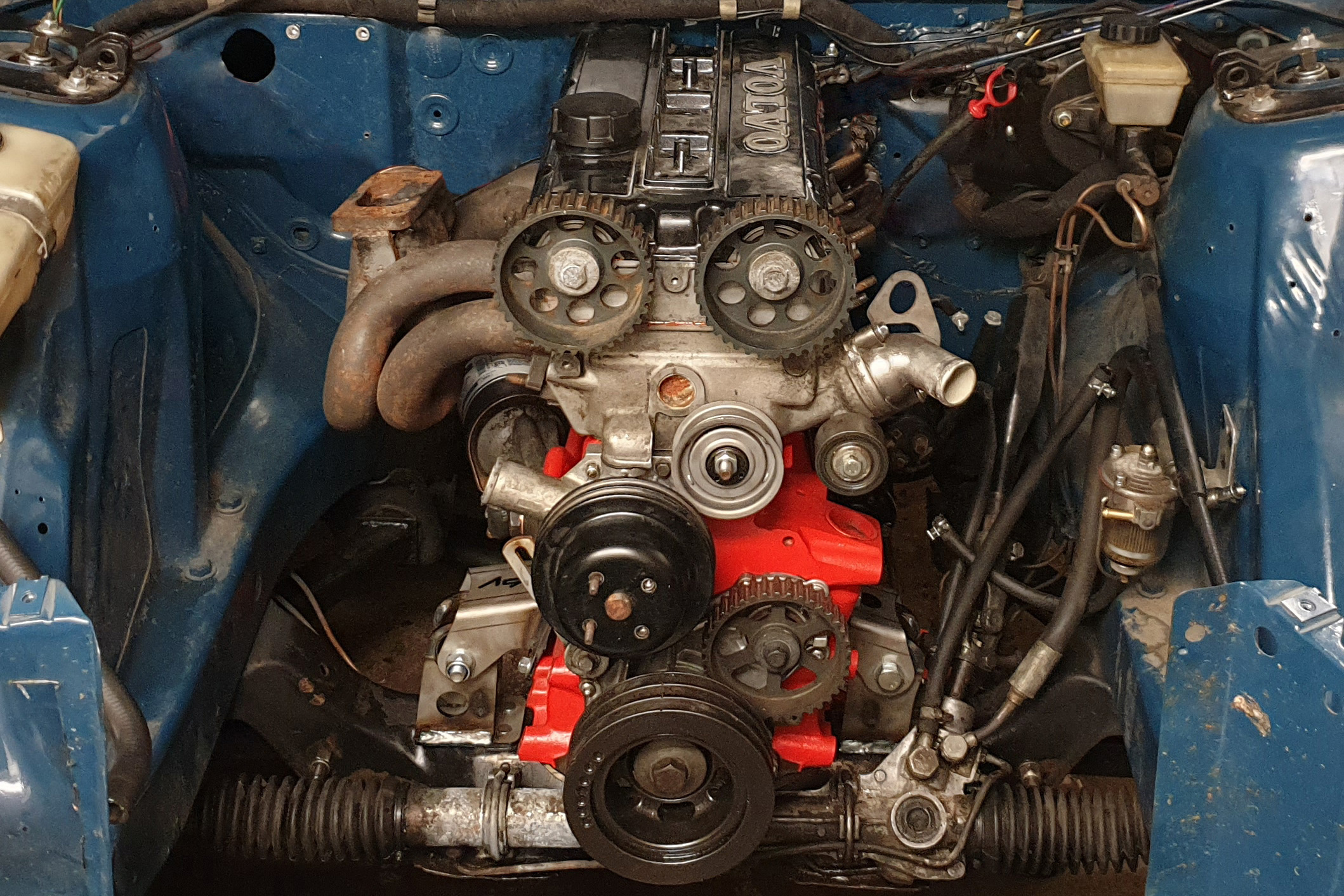 Motorfeste Volvo 200 - B23/230 0° lutning