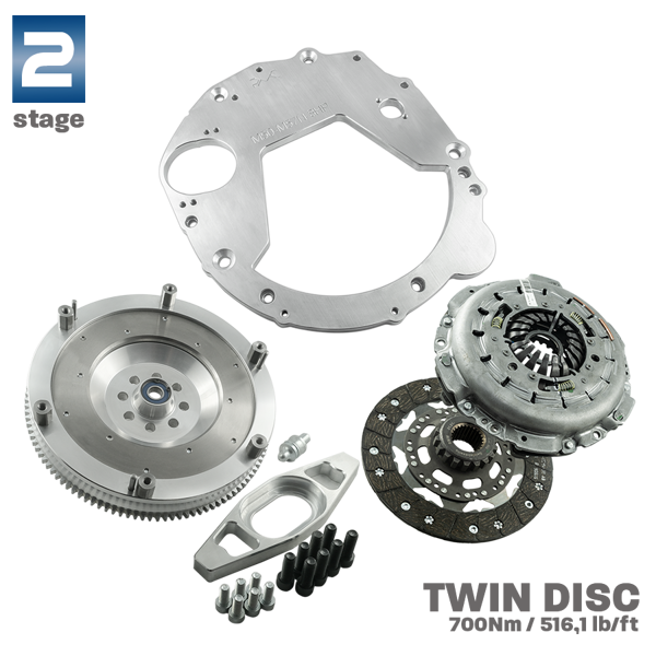 Trinn 2 BMW M50 M52 M54 S50 S52 S54 - BMW M57N HGD JGA - 215 mm / 8,46" (V)