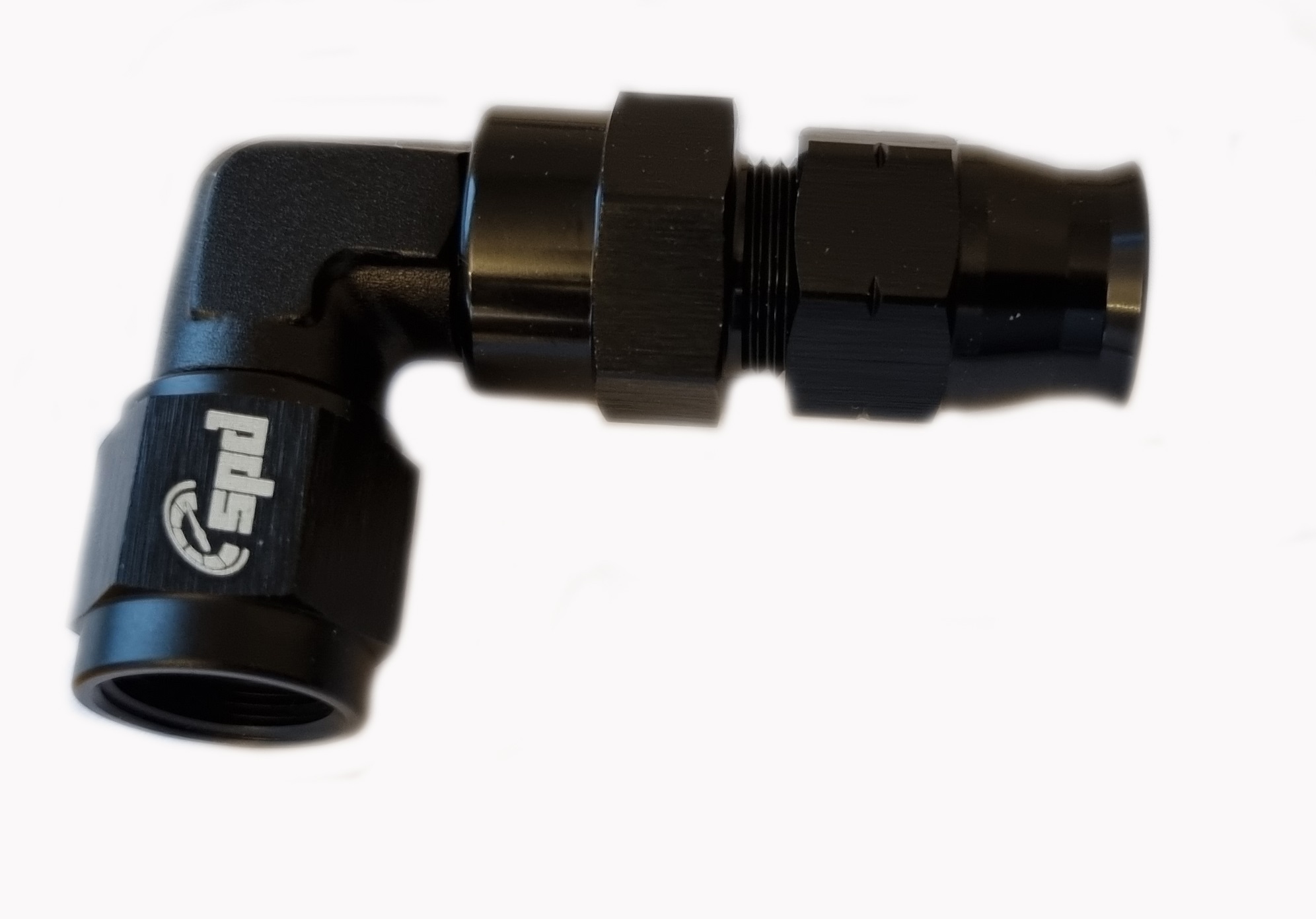 AN6 - 5/16" kvinnelige Alu tube - 90°