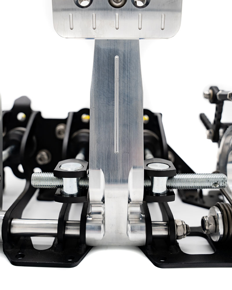 OBP Racing Series Golvmonterat Pedalställ Silver