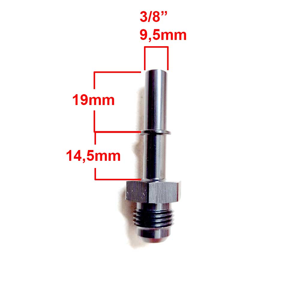 AN6 - 3/8 "90° hurtigkobling hunn