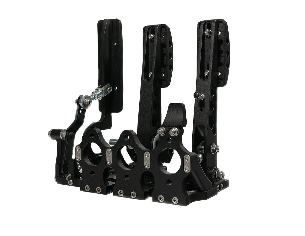 OBP Gulvmontert pedalstativ 3 pedaler V3-billett CNC-Aluminium