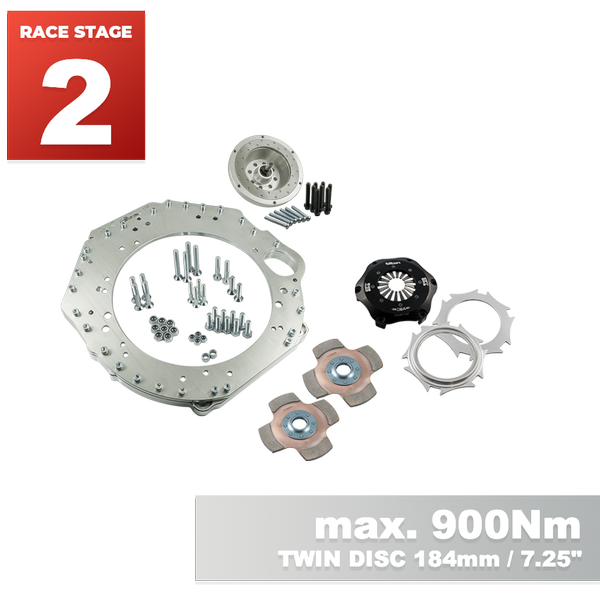 PMC RACE STAGE 2 GM Chevrolet LSX - BMW M57N HGU HGK / N54 - 184mm / 7.25"