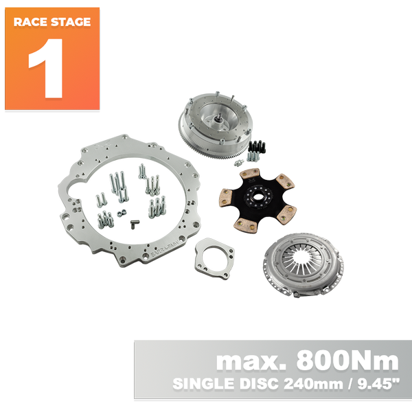 PMC RACE STAGE 1 Ford Barra - BMW M57N HGU HGK / N54 - 240mm / 9.45"
