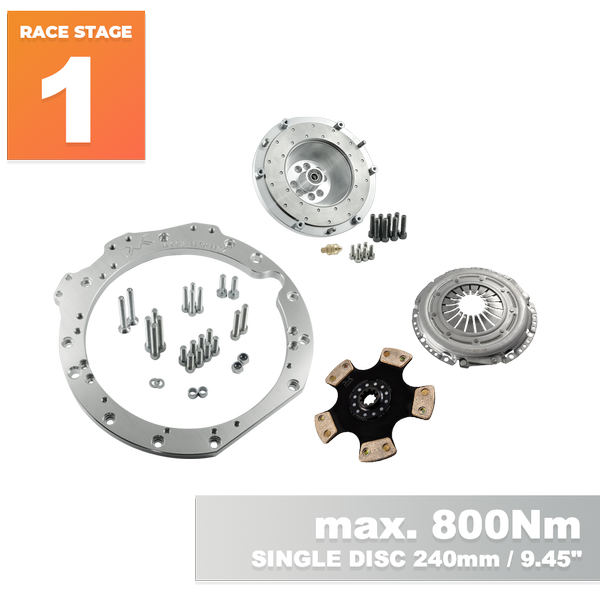 PMC RACE STAGE 1 Mercedes-Benz M113 - BMW M50 S50 M52 S52 M54 - 240mm / 9.45"