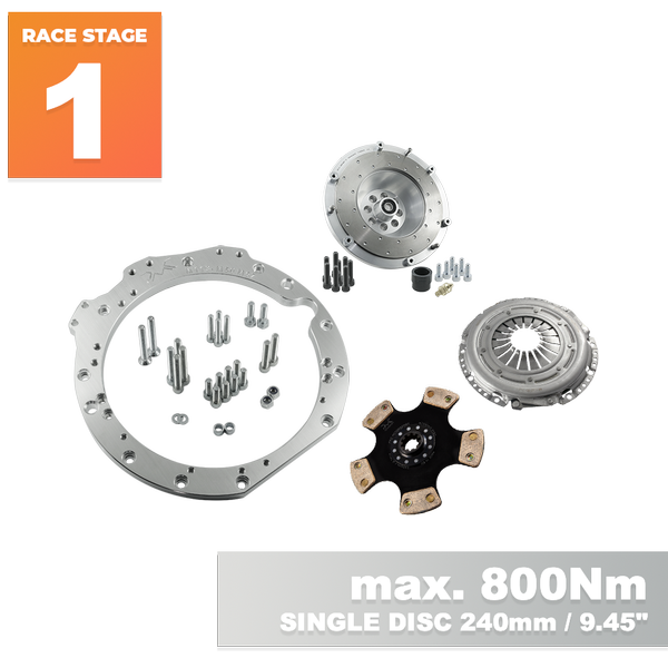 PMC RACE STAGE 1 Mercedes-Benz M112 M113 - BMW M50 S50 M52 S52 M54 - 240mm / 9.45"