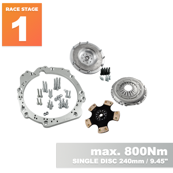 PMC RACE STAGE 1 Toyota UZ - BMW M57 / E46 S54 M3 - 240mm / 9.45"