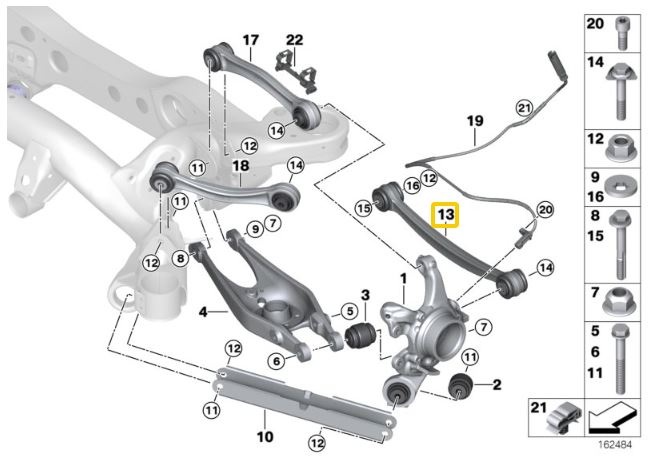IRP Justerbare Styrestag / Styreledd Bak BMW E8x M1, E9x M3 (Ver. 1)