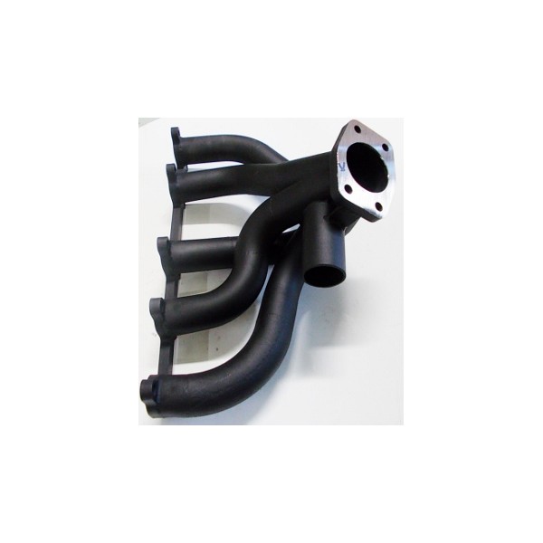 Audi 5cyl 10v UR-quattro eksos manifold svart stål