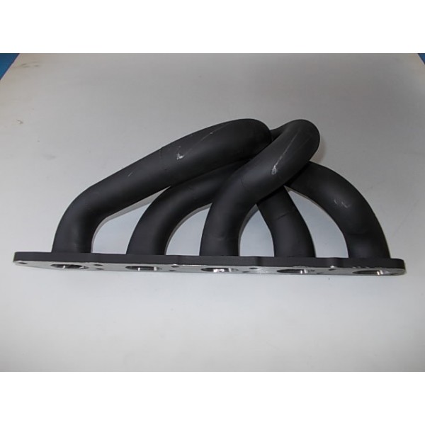 Volvo 740/940 5cyl rakställd eksos manifold svart stål