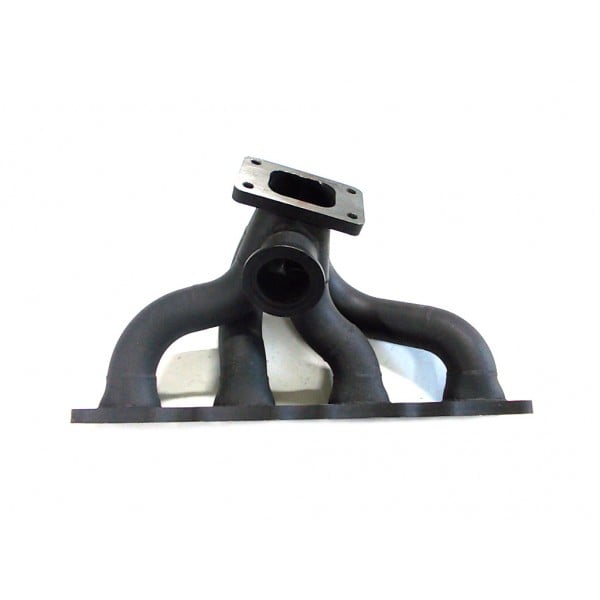 Ford Cosworth eksos manifold svart stål