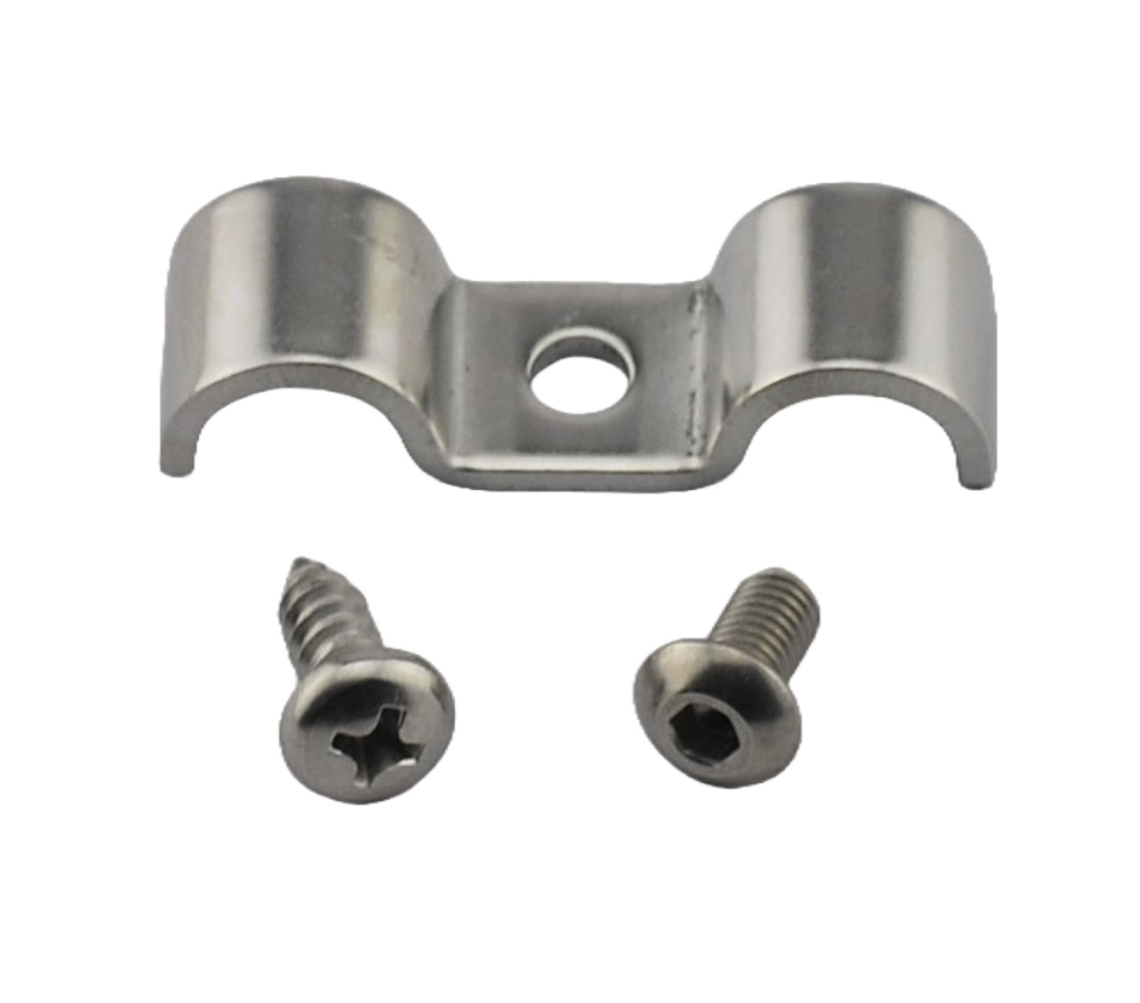 SPD Rustfri "Chrome" p-klemme 15.9mm