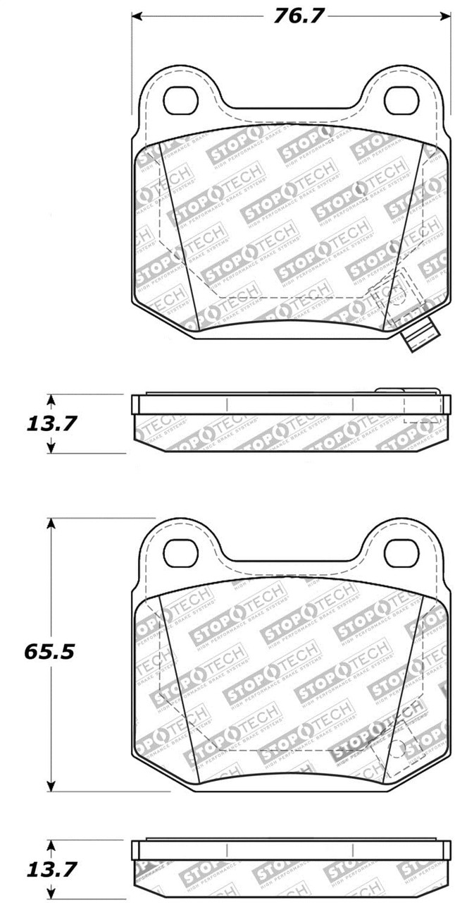 Subaru WRX STI (Brembo) (01->) bak