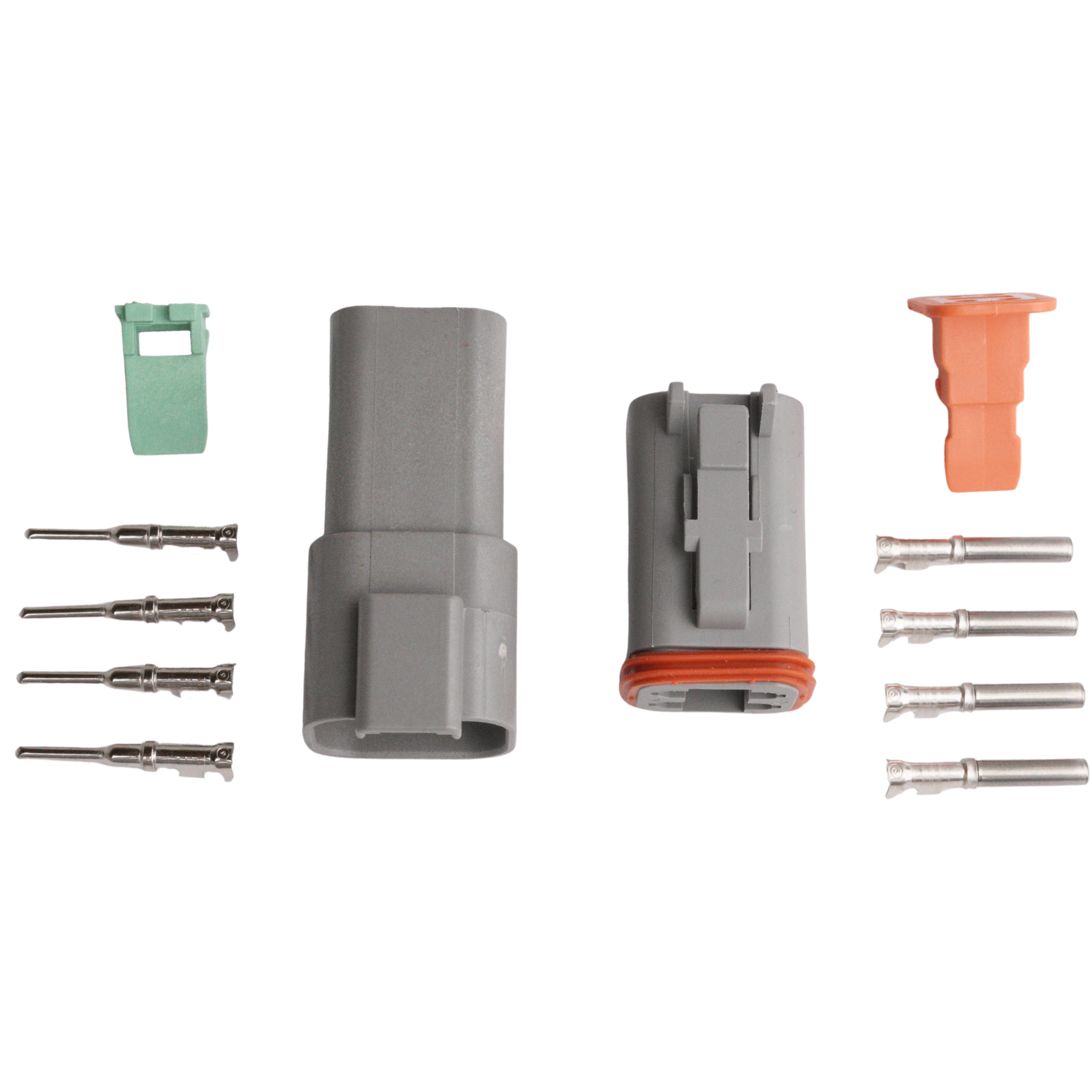 Kontakt 4-pin DT series Mann + Kvinne