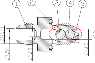 Roll over ventil V2 kompakt AN6 sort