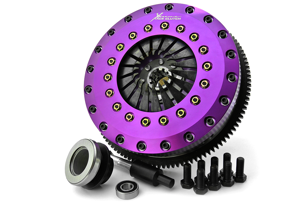 BMW 3-Series M3 E46 - 230mm Stiv Keramisk Twin plate Clutchsett Inkl. Svänghjul 1800Nm