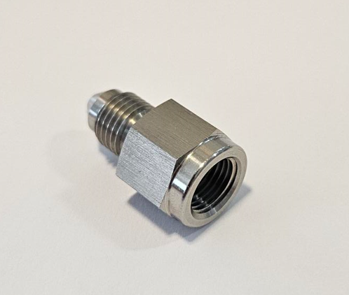 Adapter 3/8-24 - 1/8" NPT rostfritt