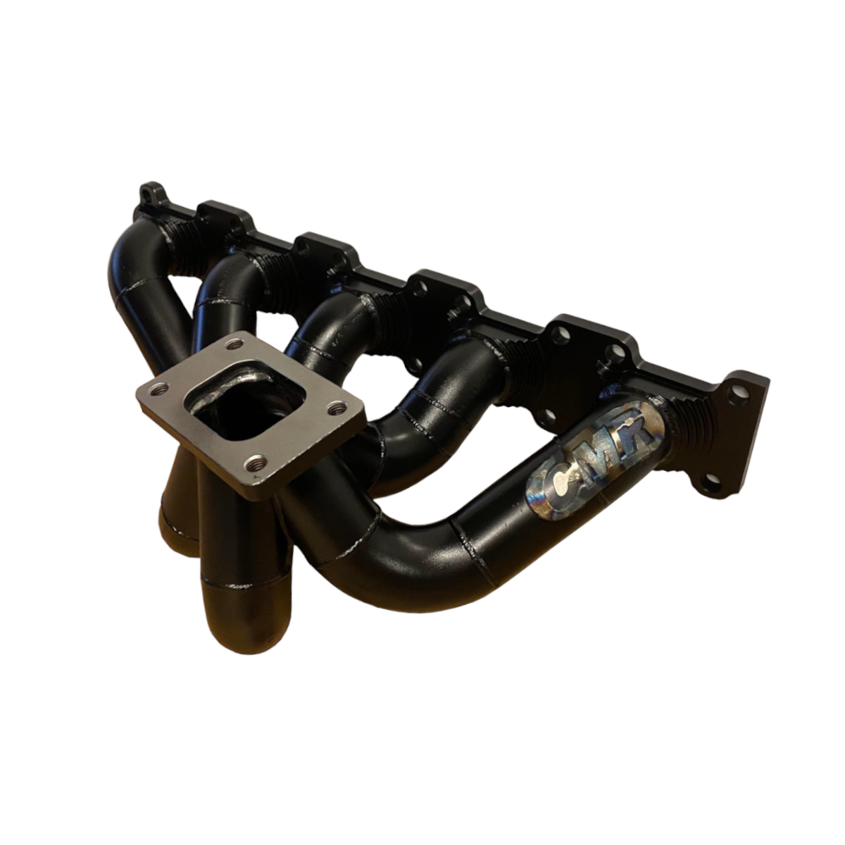 CMR Mercedes OM605 - w124/w202 eksos manifold svart stål