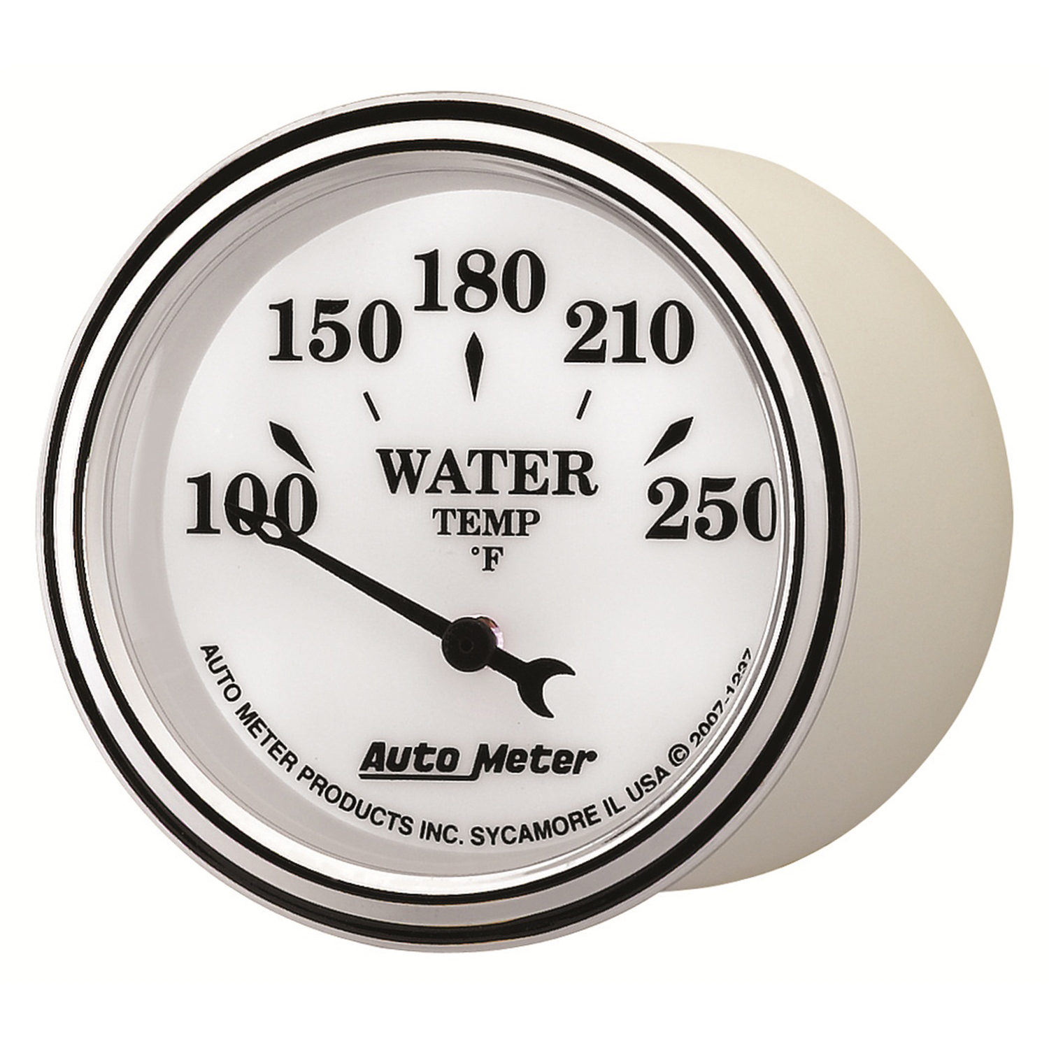 2-1/16" Vanntemperatur, 100-250 °F, Old-Tyme White Ii