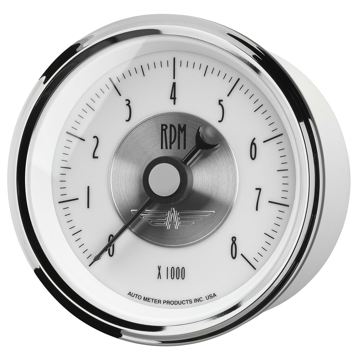 3-3/8" In-Dash Turteller, 0-8,000 Rpm, Prestige Pearl