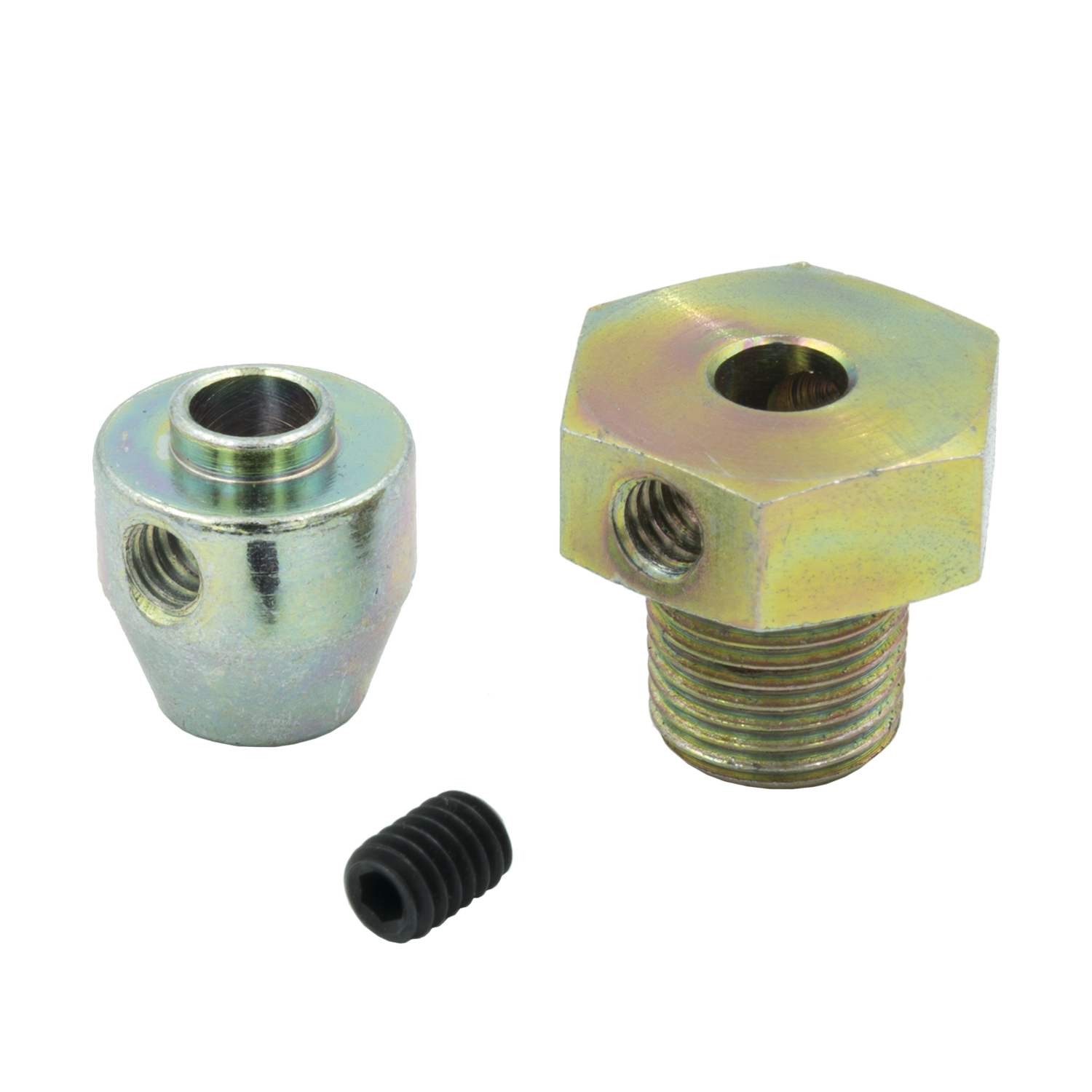 Fitting Kit, Temperatursensor, 1/8npt Male W/ Set Screw & Band Clamp, Steel