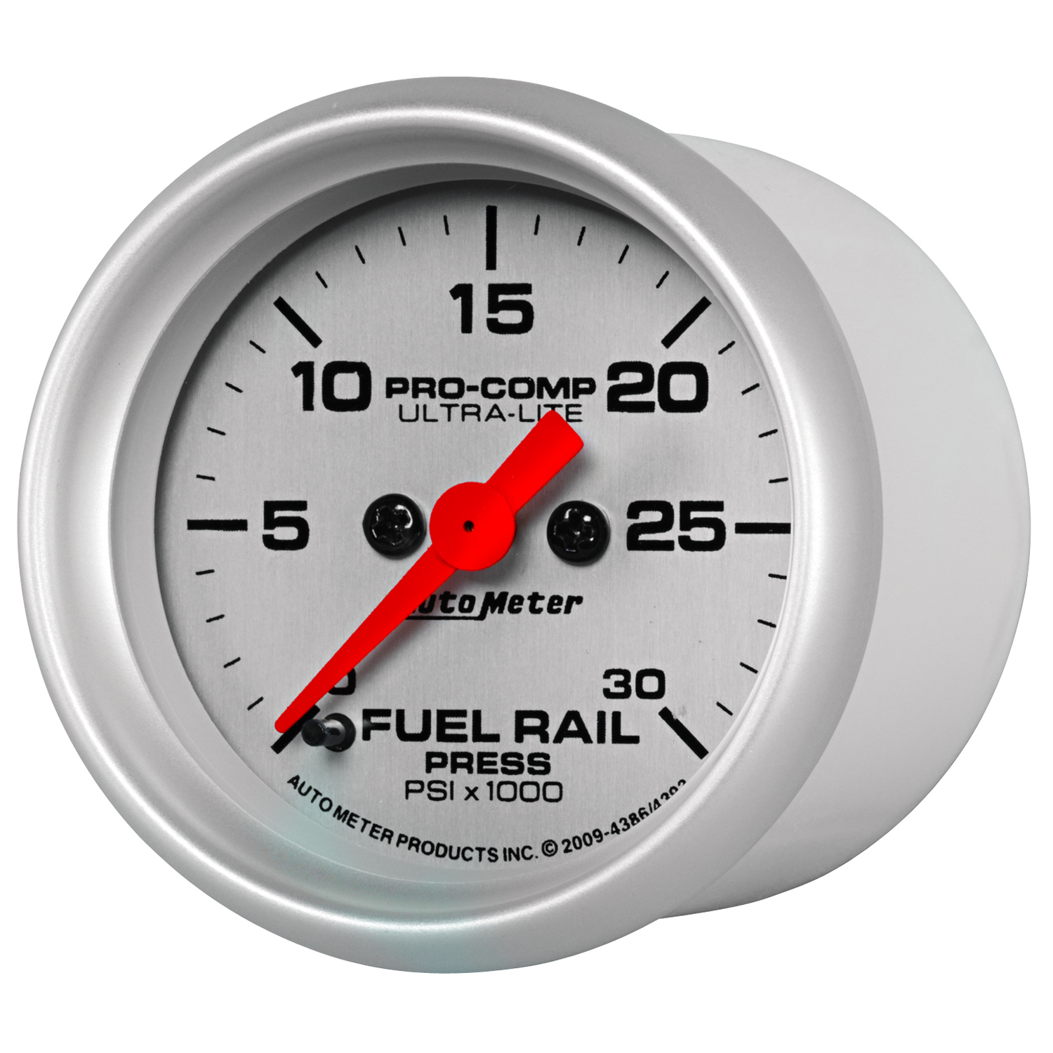 2-1/16" Fuel Rail Trykk, 0-30k Psi, Ultra-Lite