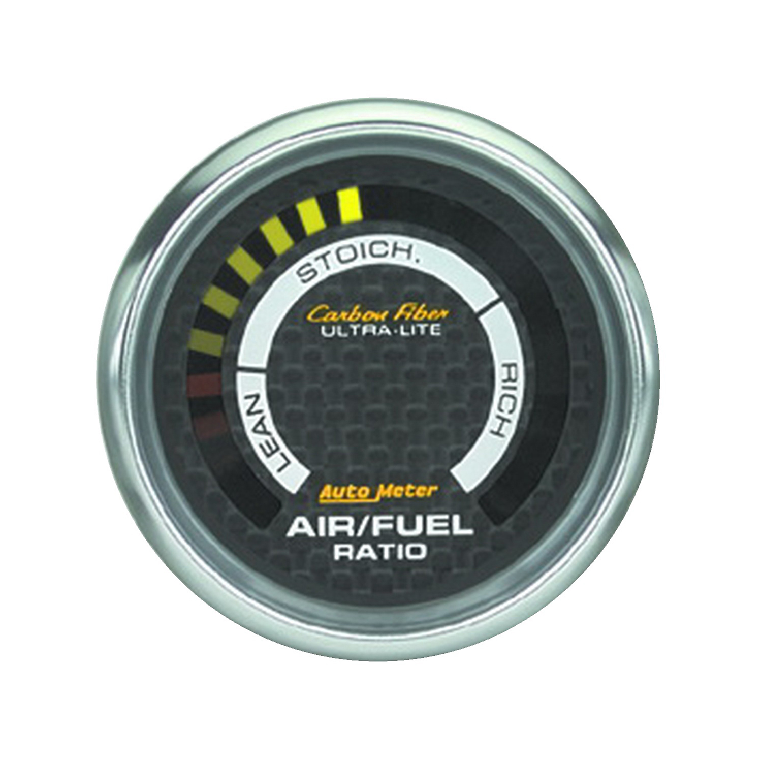 2-1/16" Smalband lambda AFR, Lean-Rich, Carbon Fiber