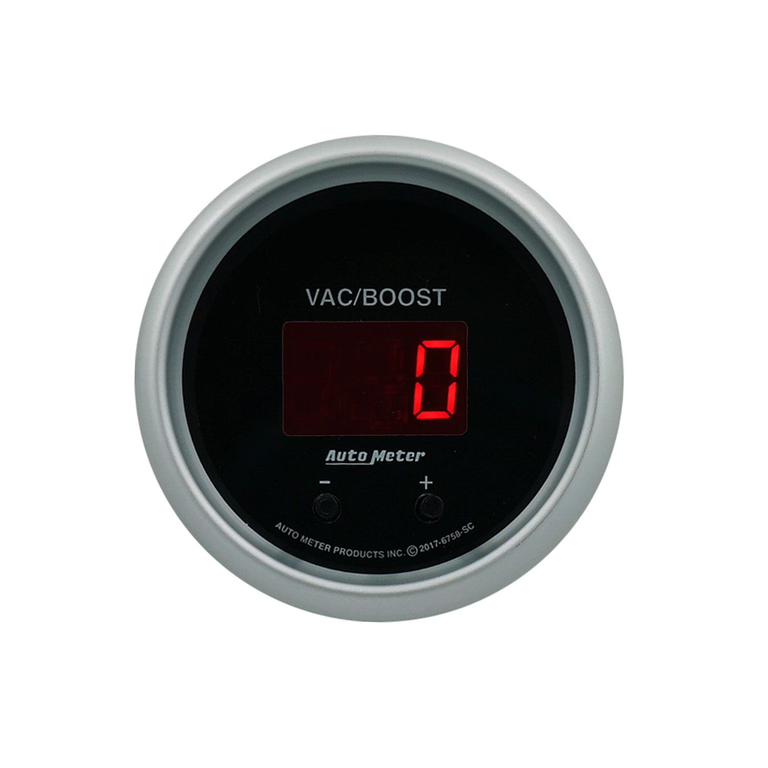 2-1/16" Two Channel Vac/Boost / Fluid Trykk, Selectable Scale Psi / Bar, Sport-Comp Elite Digital