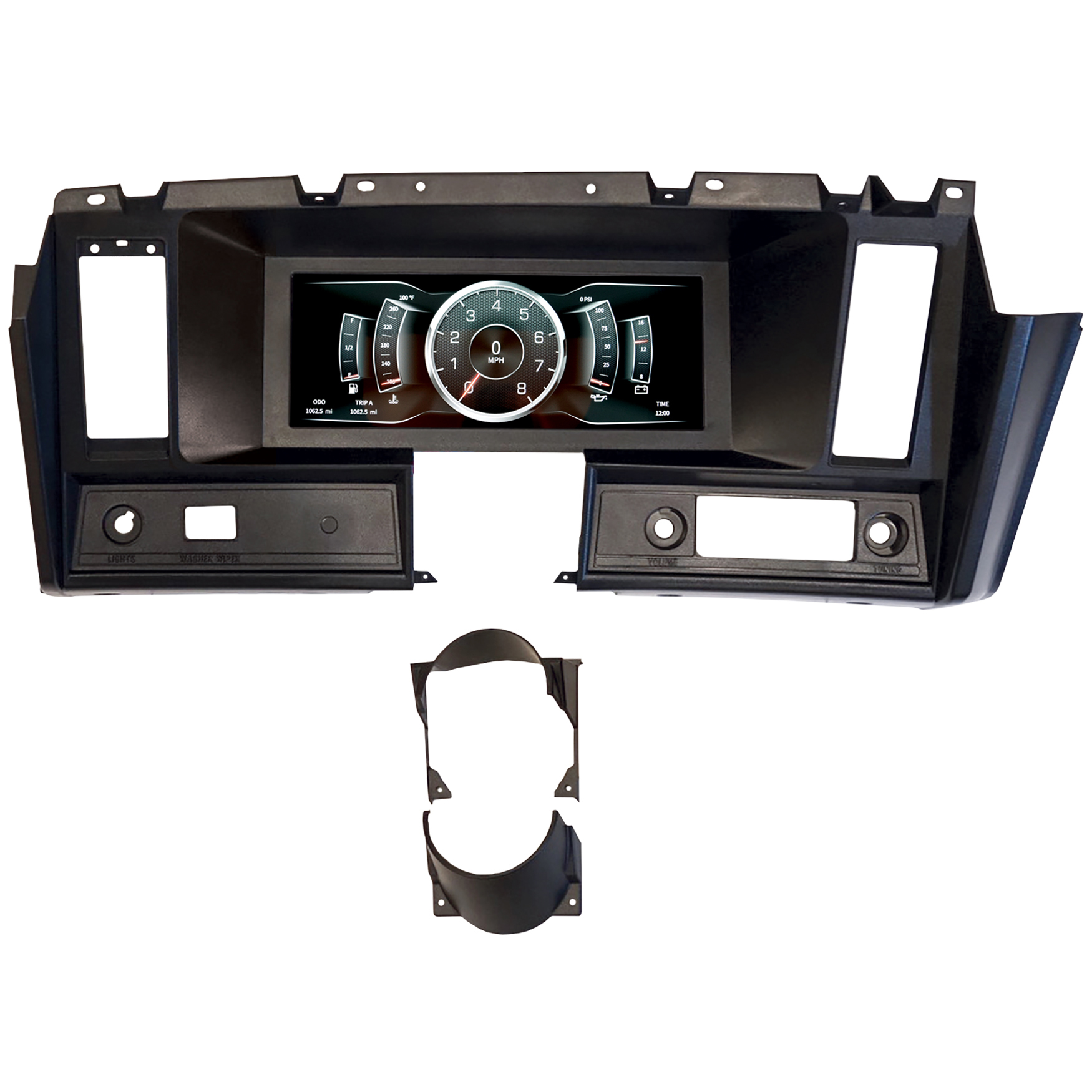 Invision Lcd Dash Kit, 69 Camaro, Direct Fit Digital Dash