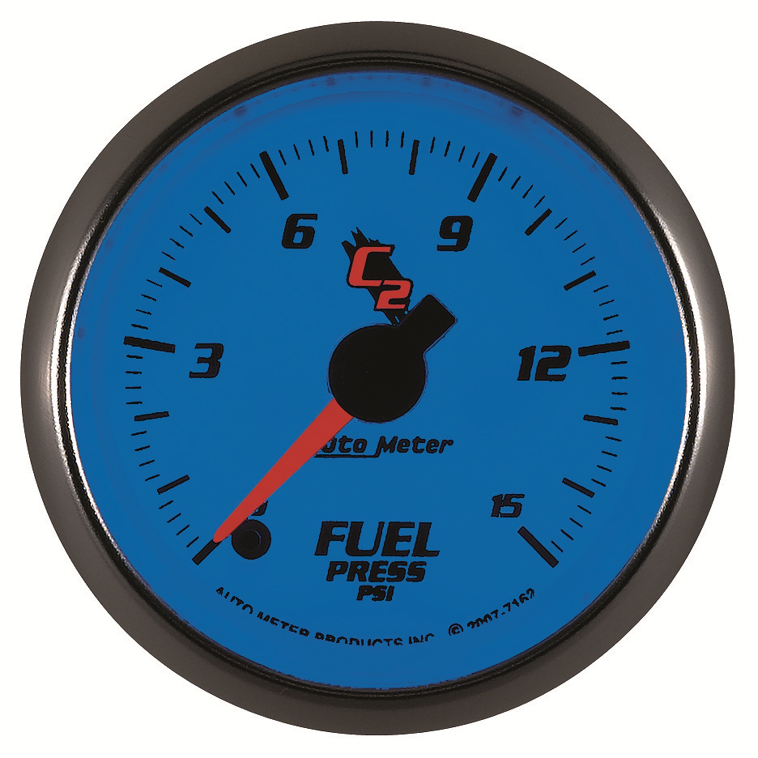 2-1/16" Drivstoff Trykk, 0-15 Psi, C2