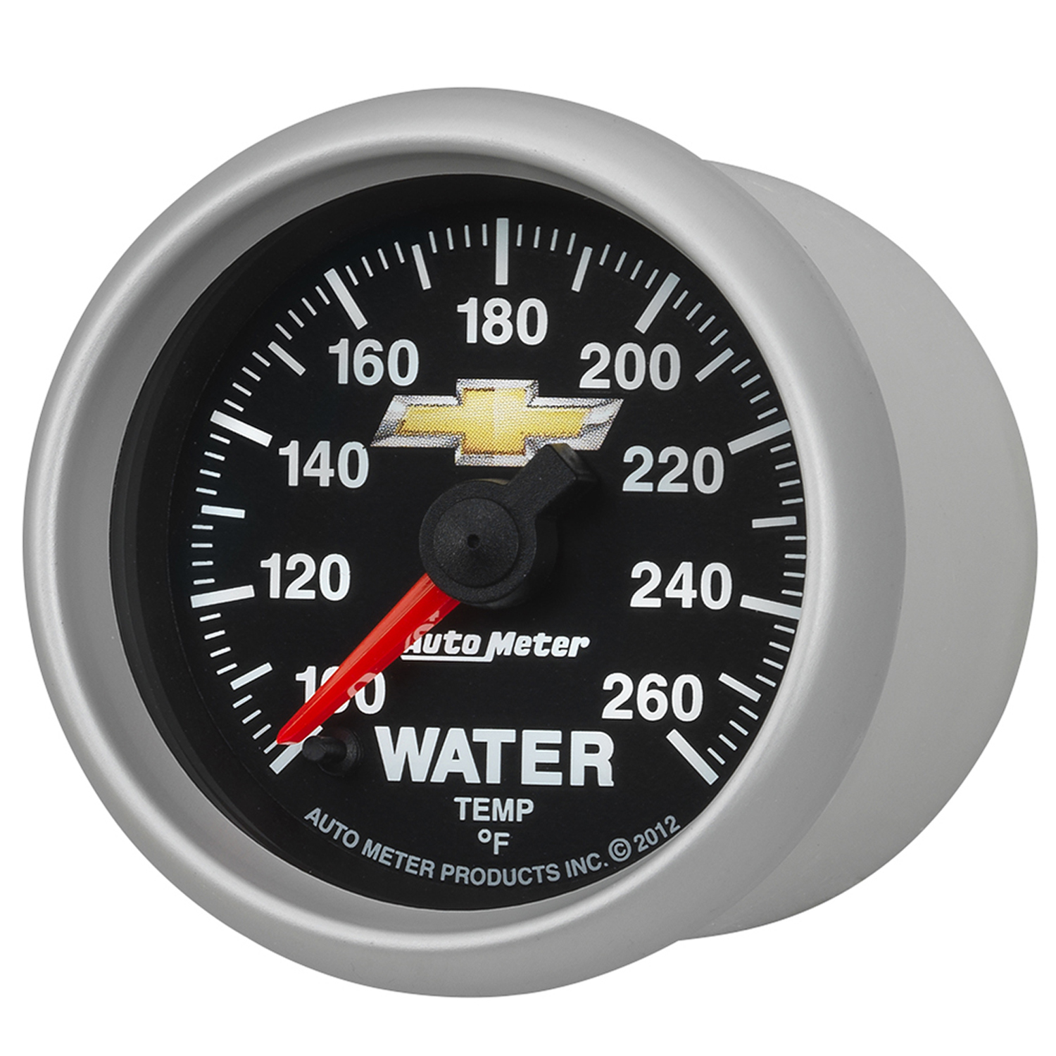 2-1/16" Water Temp, 100-260 °F, Digital Stepper Motor, Chevy Gold Bowtie