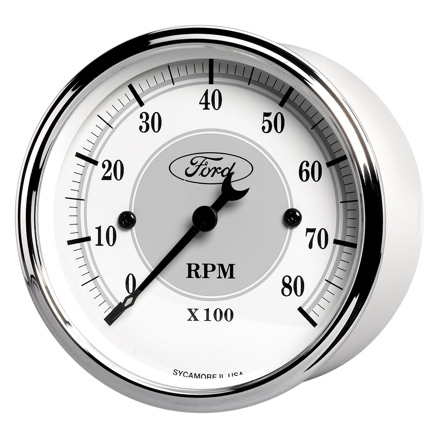 3-1/8" In-Dash Turteller, 0-8,000 Rpm, Ford Masterpiece