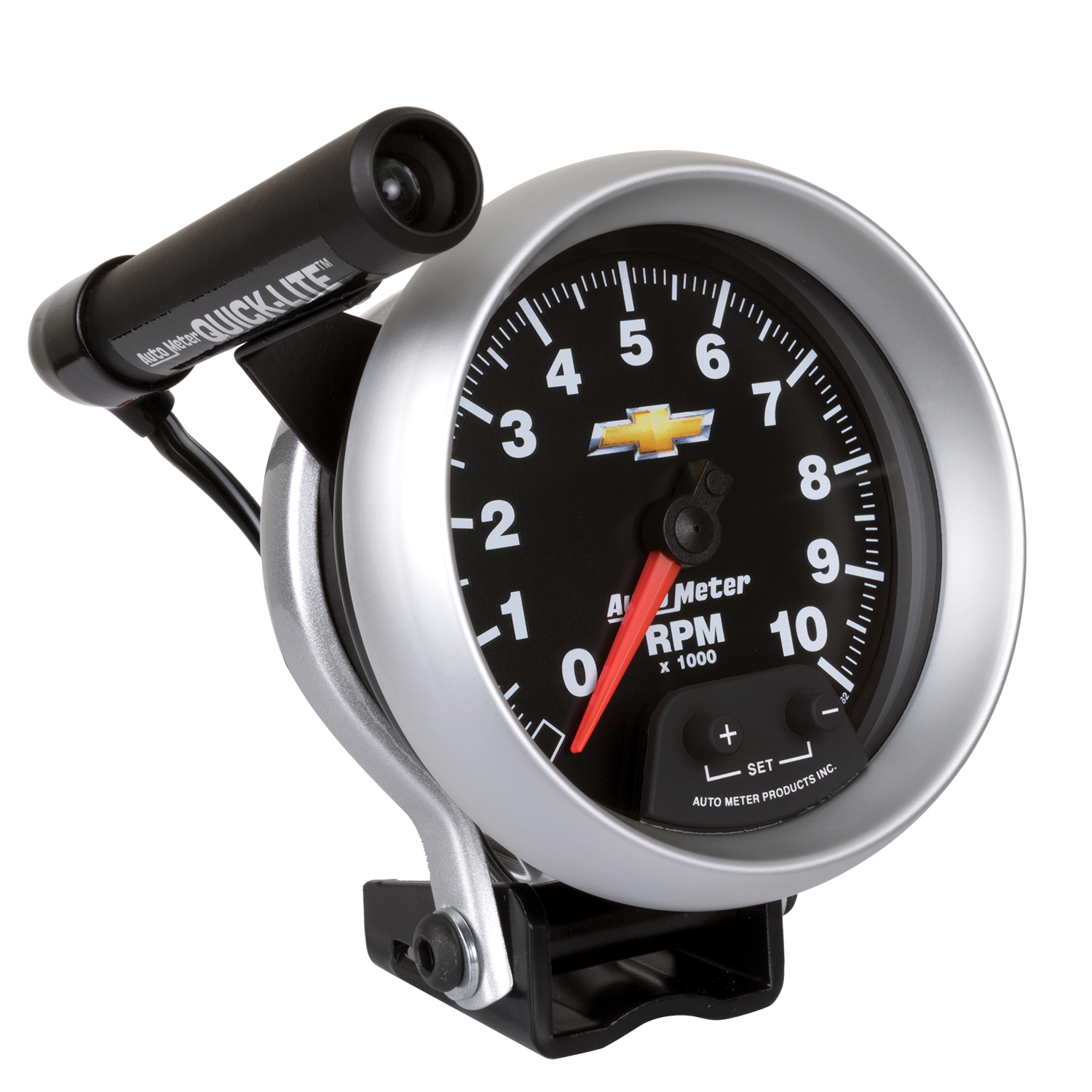 3-3/4" Pedestal Turteller, 0-10,000 Rpm, Chevy Gold Bowtie
