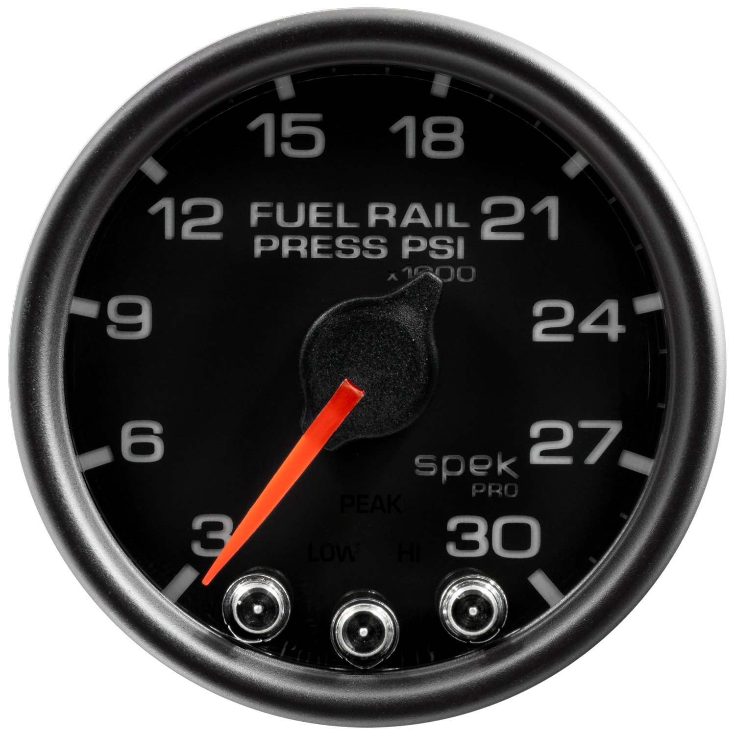 2-1/16" Fuel Rail Trykk, 3-30k Psi, Spek-Pro, Black/Black