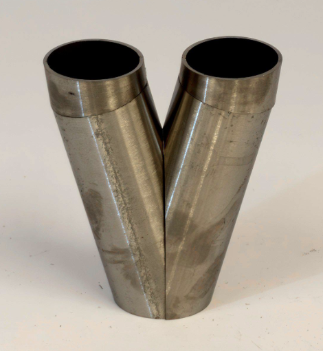 Kollektor Ø63,5mm 30° 2 til 1 Rustfritt stål