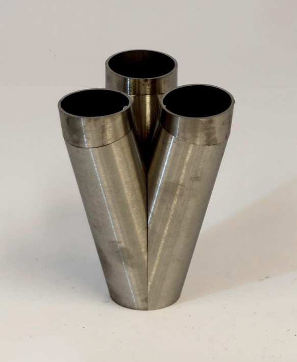 Kollektor Ø35,0mm 26° 3 til 1 Rustfritt stål