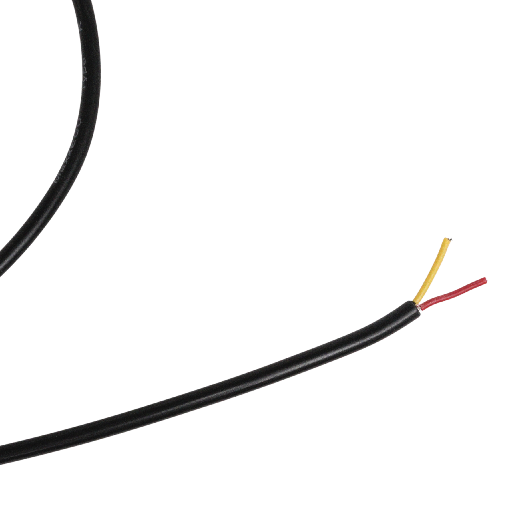 EGT kabel (2 ledere) svart KX-PVC