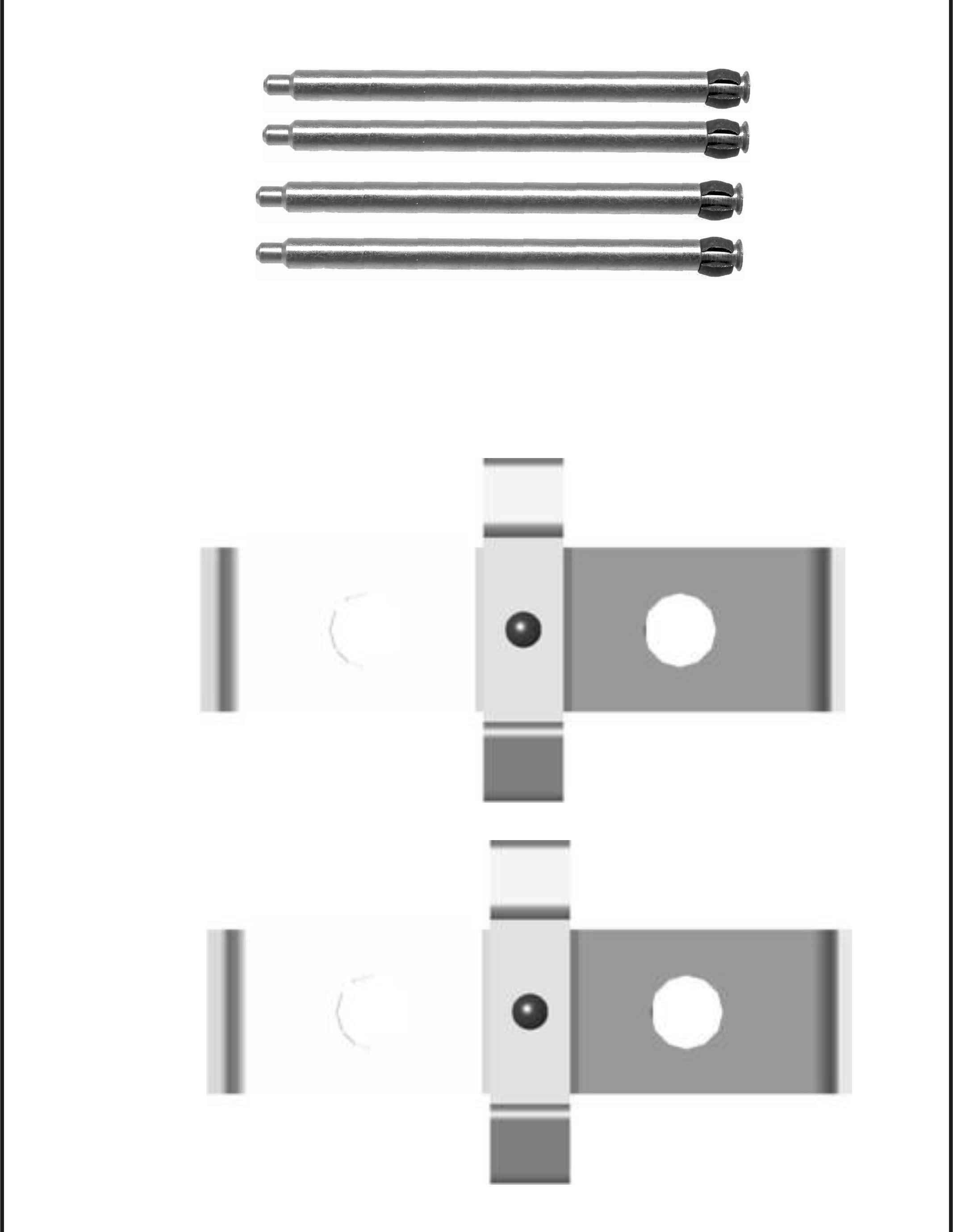 Monteringssett Brembo bremseklave foran (Volvo)