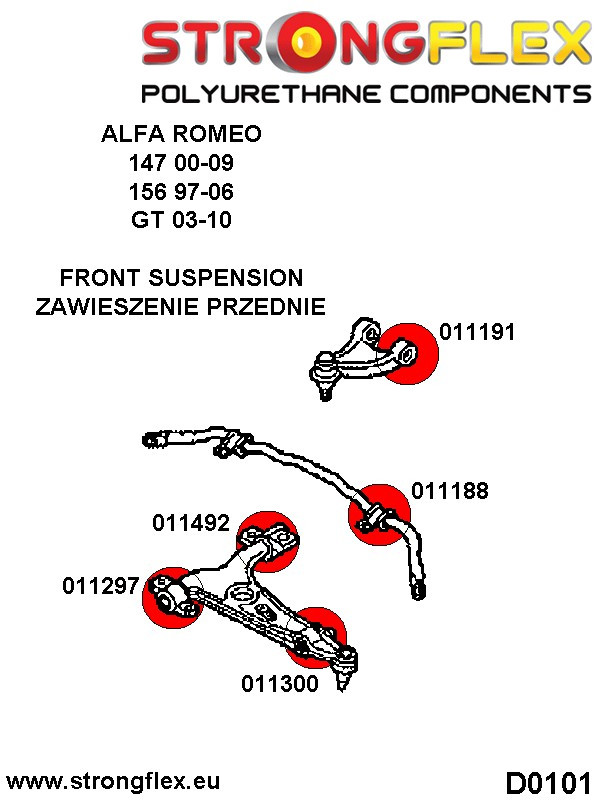 Front NedreLenkearm Ytre Foring SPORT