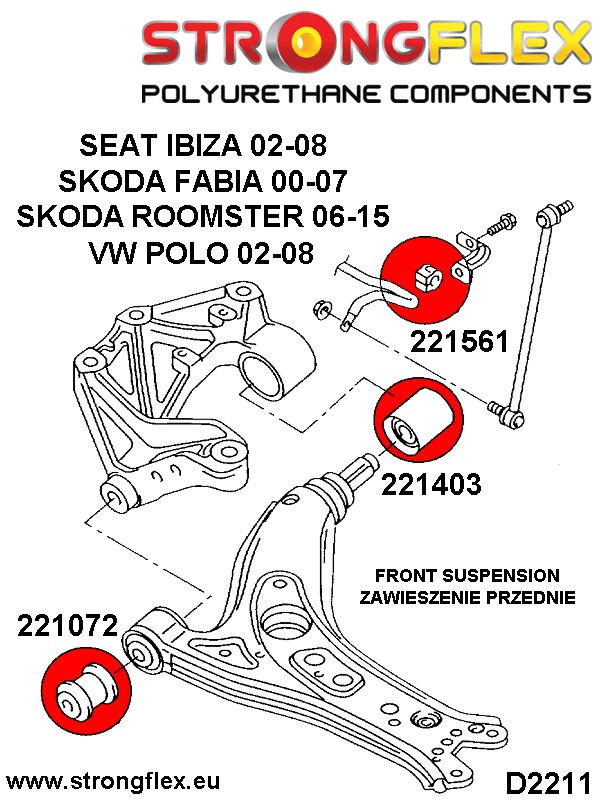 FrontLenkearm Front Foring 30mm SPORT