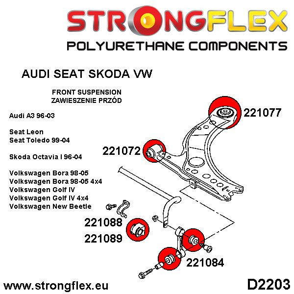 FrontLenkearm Front Foring 30mm