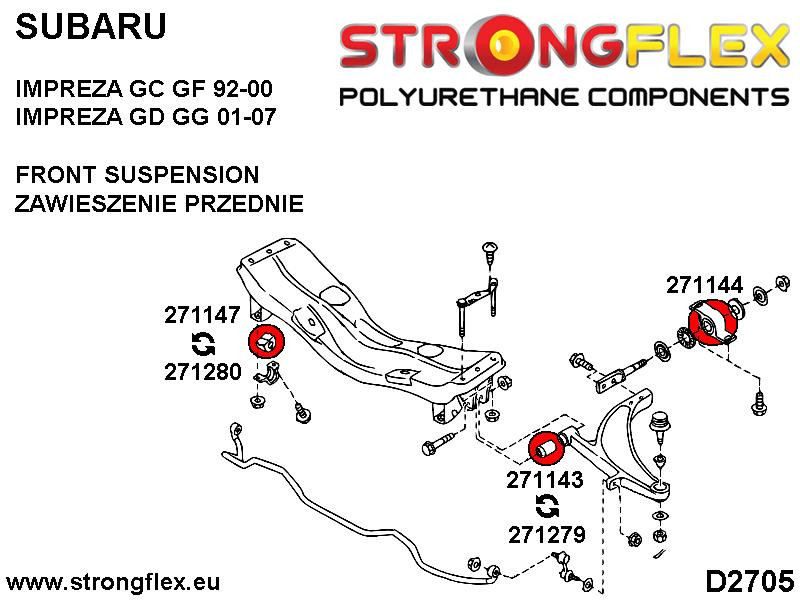 Front Krengningshemmere Foring SPORT