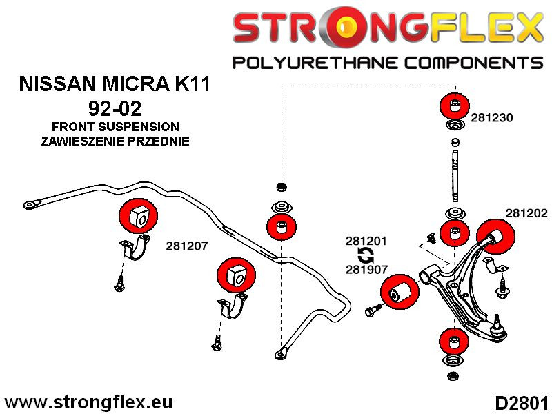 FrontLenkearm Front Foring 28,5mm SPORT