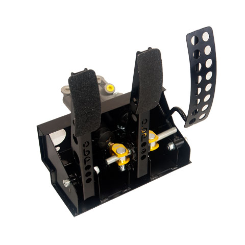 OBP Gulvmontert pedalstativ 3 pedaler 2x master sylindere (Wirekobling)