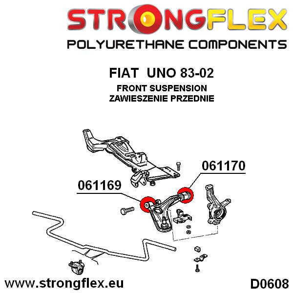FrontLenkearm Foringer Kit