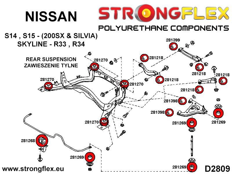 Full Suspensjon Bøssesett SPORT